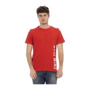 Casual Stil Front Print T-Shirt