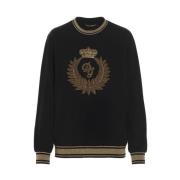 Broderet Våbenskjold Bomulds Sweatshirt