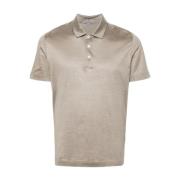 Beige Maroon Meleret Polo Shirt