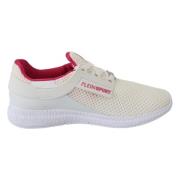 Hvide Polyester Runner Becky Sneakers