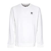 Hvid Crewneck Sweatshirt Plys Interiør