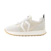 Beige Retro Futuristisk Sneaker