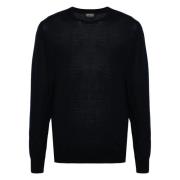 Luksus Uld Crew-Neck Strikvarer