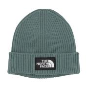 Logo Box Cuffed Beanie Dark Sage