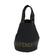 Pre-owned Stof fendi-tasker