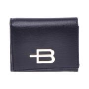 Wallet in black saffiano