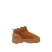 Cognac Suede Low Luna Boot