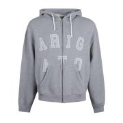 Grå Zip Hoodie Sweatshirt AW24