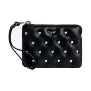 Mini Uma Clutch Pouch med hjerteformede nitter