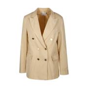 Honning Dobbeltbrystet Blazer