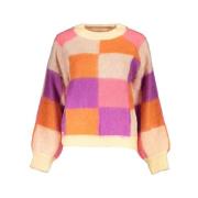 Stilfuld Pink Kontrast Sweater