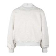 Hyggelig Turtleneck Sweatshirt med Broderet Logo