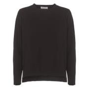 Sort Cashmere Crewneck Sweater Kvinde