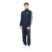 Sporty Blå Vævet 3-Stripes Jumpsuit