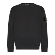 Grå Bomuldsfleece Crewneck Sweatshirt