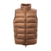 Quiltet ærmeløs puffer vest