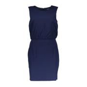 Navy Sheath Kjole Elegant Stil