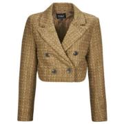 Brun Boucle Blazer til kvinder