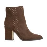 Side zip studded bootie