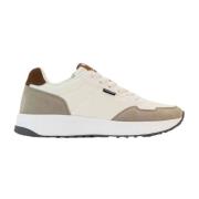 Beige Tekstil Sporty Sneakers til Kvinder