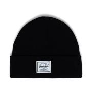 Elmer Shallow Beanie Bomuldshat Sort