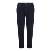 Navy Blue Bomuld Jeans Regular Fit