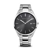 Herreur Ultra Slim 40 mm 3 ATM Safirglas Slim Design Armbånd Rustfrit ...