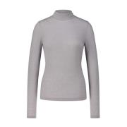 Blød Uld Blandet Turtleneck Sweater