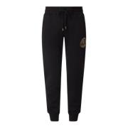 Luksuriøse Guld Vemblem Jogger Sweatpants