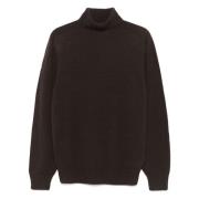 Uld Rollneck Sweater 100% Ren Uld