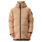 Beige Puffer Jakke Dessert Sand