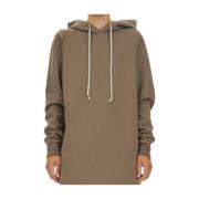 Oversize Bomuld Hoodie Lavet i Italien