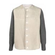 Beige Pels Bomber Jakke