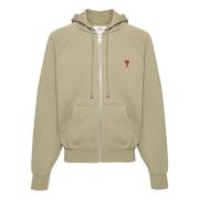 Casual Beige Bomuld Sweatshirt