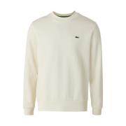 Creme Sweater med Mini Logo