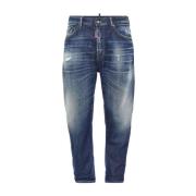 Marineblå Denim Jeans