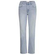 Slim Fit Cropped Jeans med Comfort Stretch