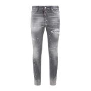 Slidte Mid-Rise Straight Leg Jeans