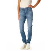 Lilla Højtaljede Tapered Jeans