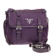 Pre-owned nylon prada-tasker