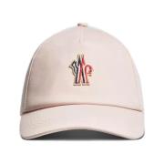 Pink Broderet Logo Bomuldshat