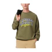 Ikonisk Krokodille Print Sweatshirt