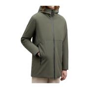 Grøn Trenchcoat Primaloft Minimalistisk