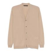 Merino Uld V-Hals Cardigan Sweater