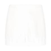 Hvide Linned Shorts