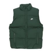 Puffer Vest Dunjakke Fir/Hvid