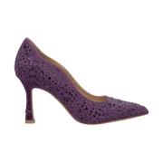 Rhinestone-besatte Stiletto Pumps