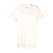 Elegant Beige Kortærmet T-shirt