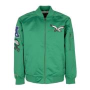 Philadelphia Eagles Letvægts Satin Bomber Jakke