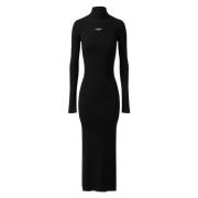 Ribstrikket Bodycon Kjole